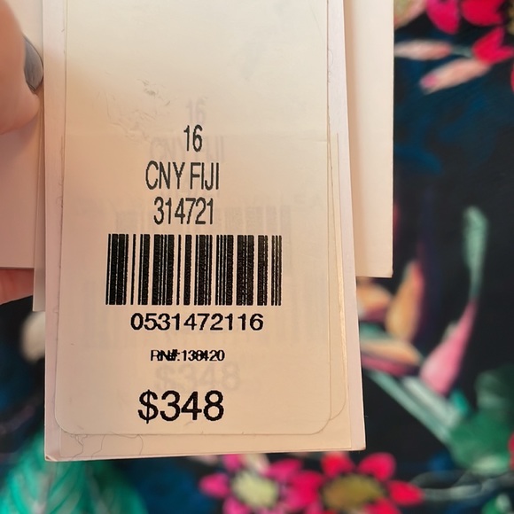 Carlisle New York Multicolored Floral Pencil Skirt Size 16 - Picture 9 of 9